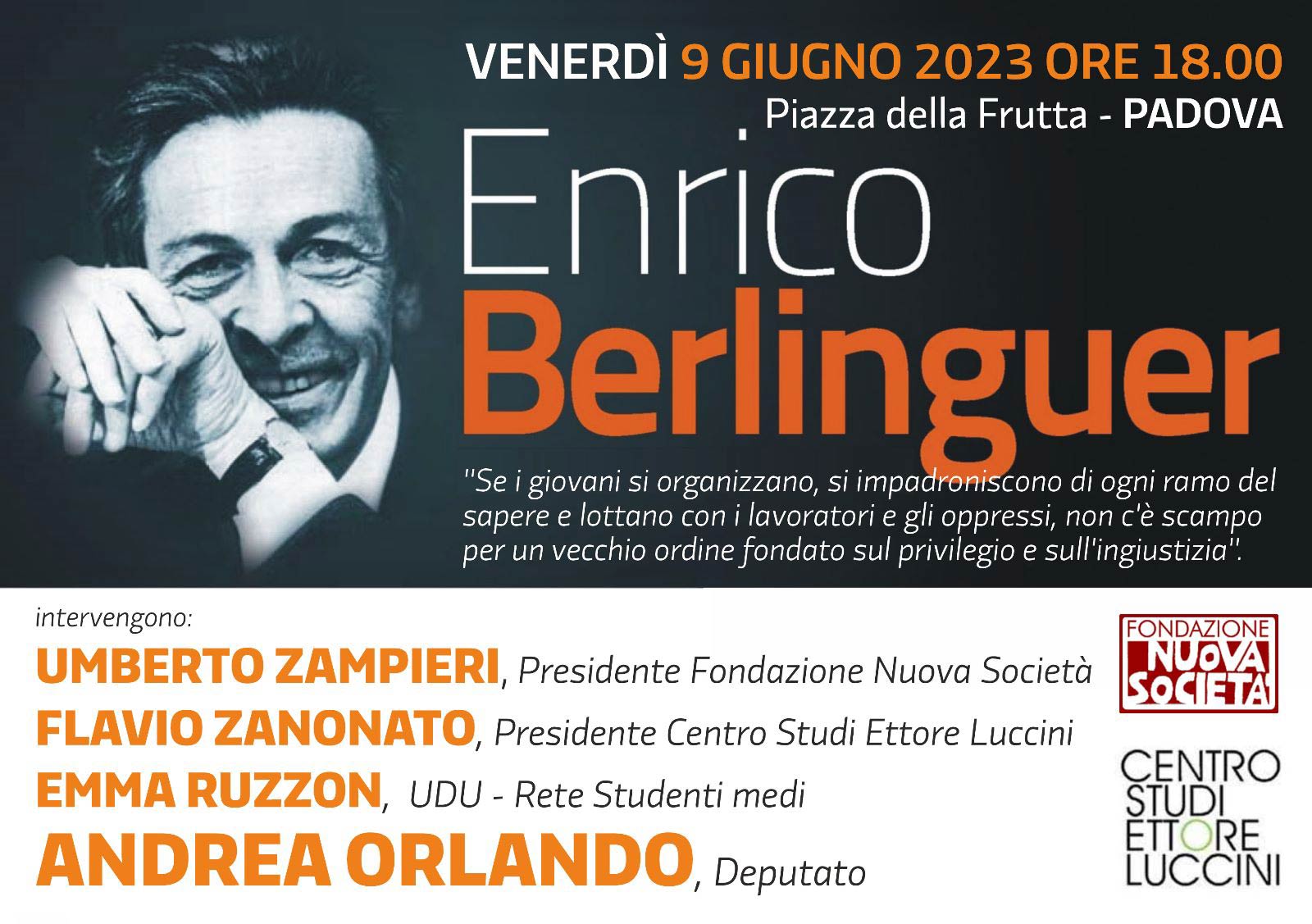 Commemorazione Berlinguer Padova 2023